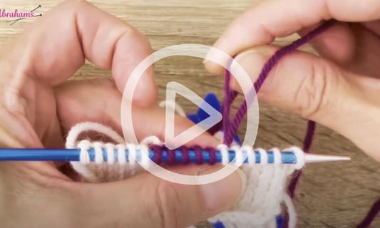 How to knit Intarsia