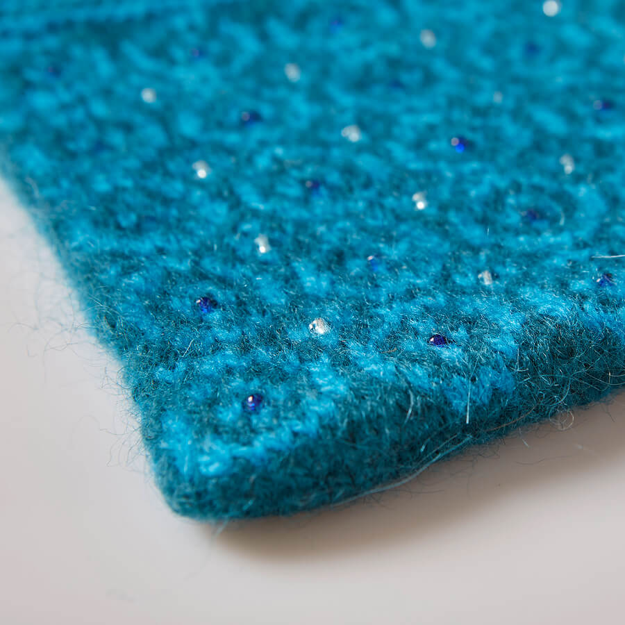 Lavish Purse Knitting Kit (Blue/Green)
