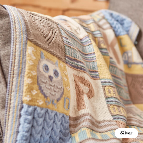 "Now I Know My ABC's" Baby Blanket Knitting Kit