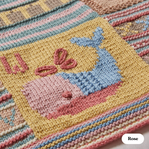 "Now I Know My ABC's" Baby Blanket Knitting Kit