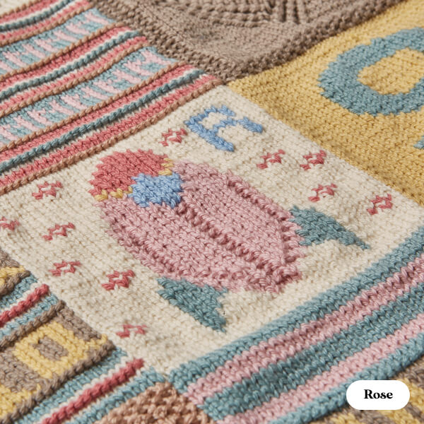 "Now I Know My ABC's" Baby Blanket Knitting Kit
