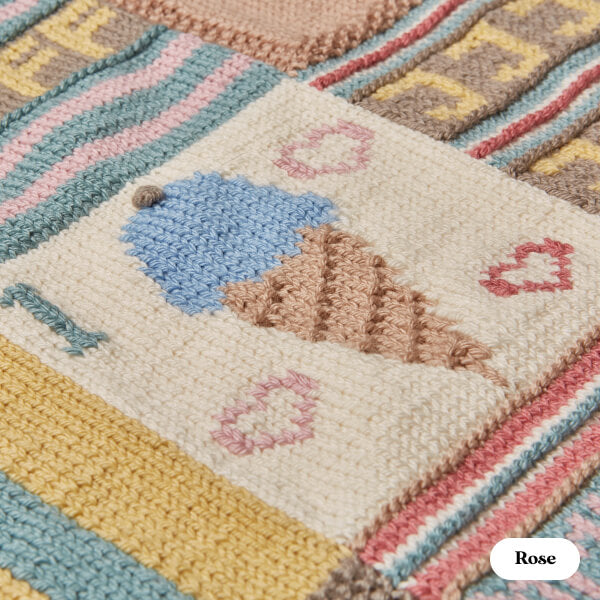 "Now I Know My ABC's" Baby Blanket Knitting Kit
