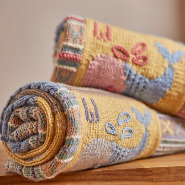 "Now I Know My ABC's" Baby Blanket Knitting Kit