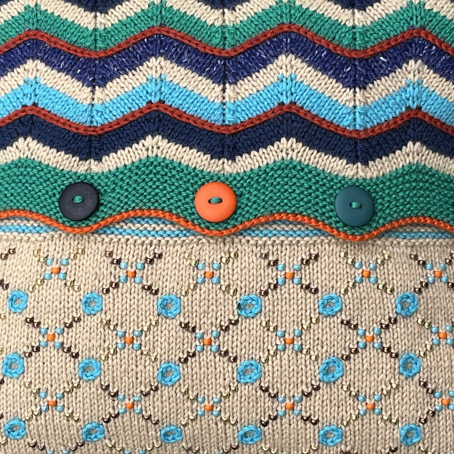 Souk Cushion Cover Knitting Kit