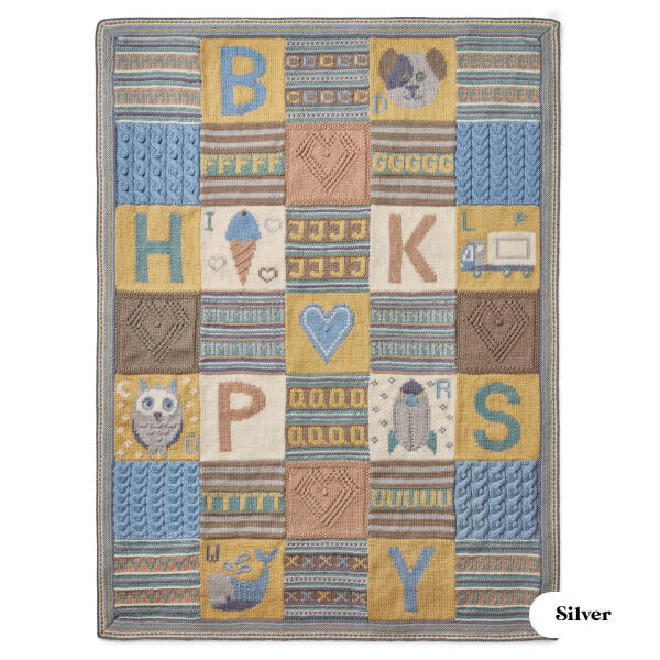 "Now I Know My ABC's" Baby Blanket Knitting Kit