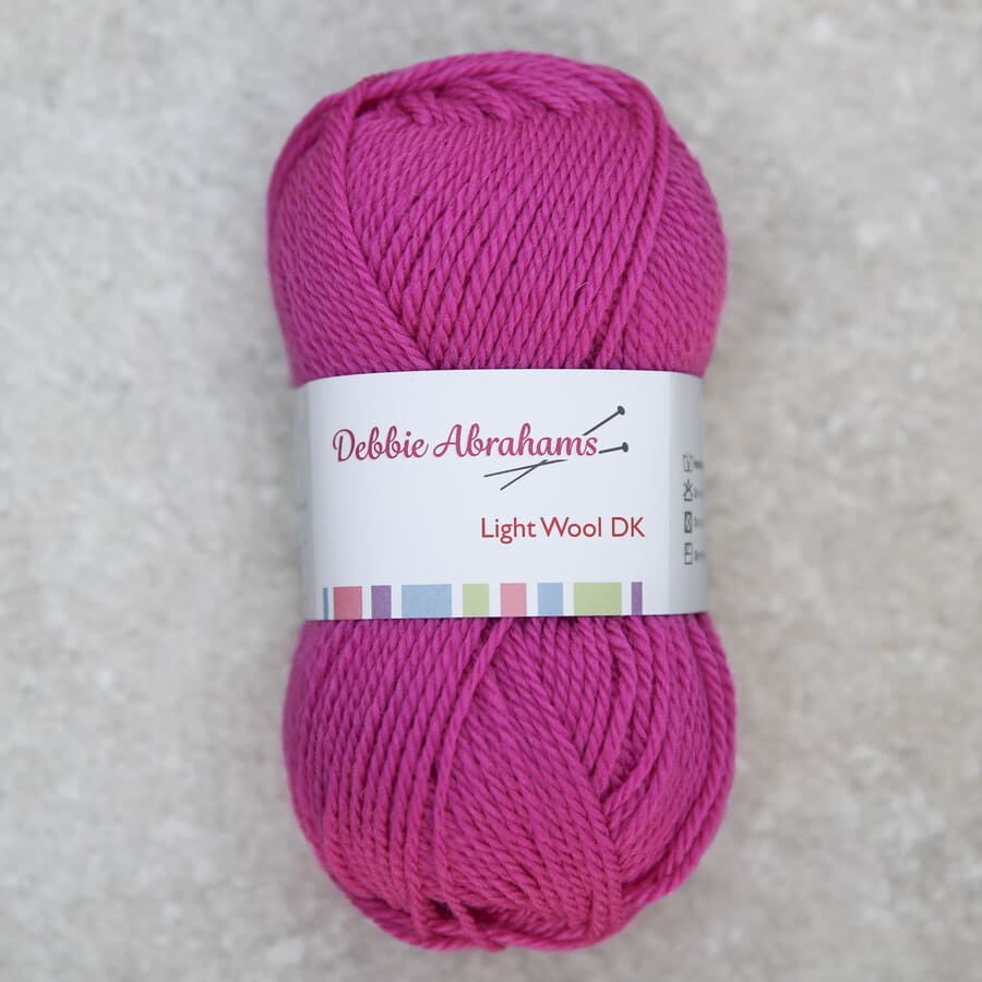 Rose shade 051 - Light Wool DK Yarn (50g)