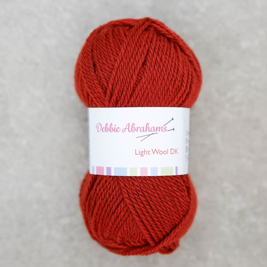 Terracotta shade 048 - Light Wool DK Yarn (50g)
