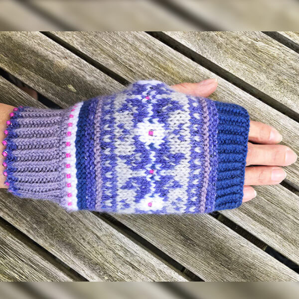 Let It Snow Mitts Knitting Kit