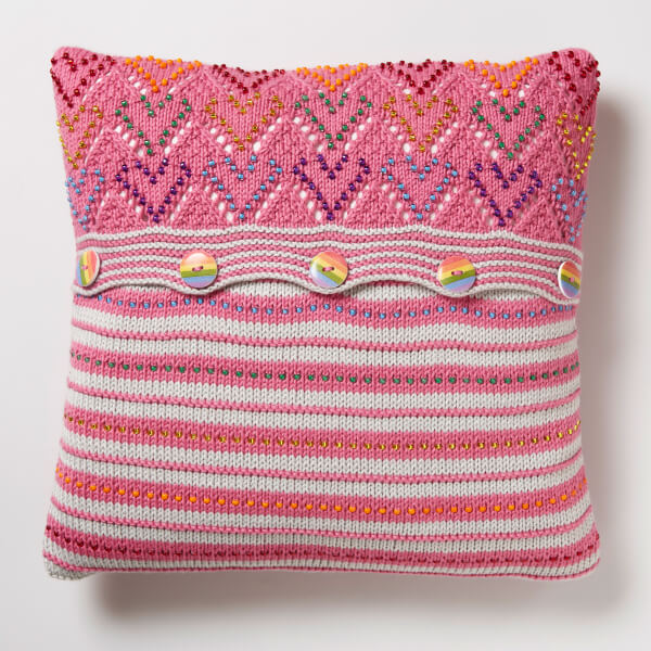 I Feel Love Cushion Cover Knitting Kit