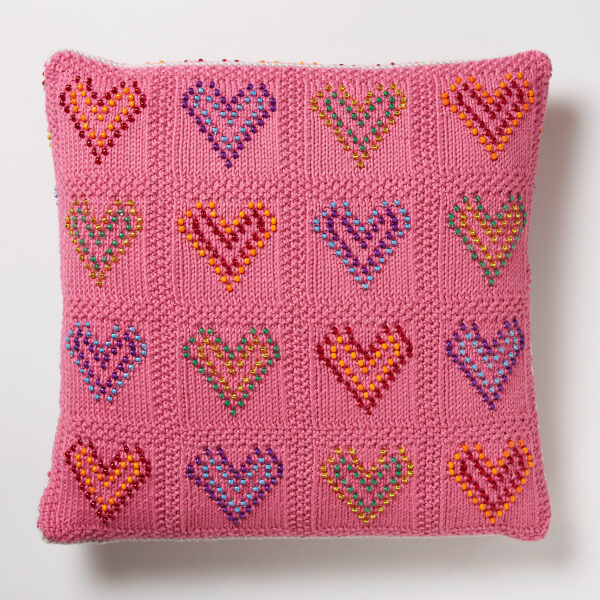 I Feel Love Cushion Cover Knitting Kit