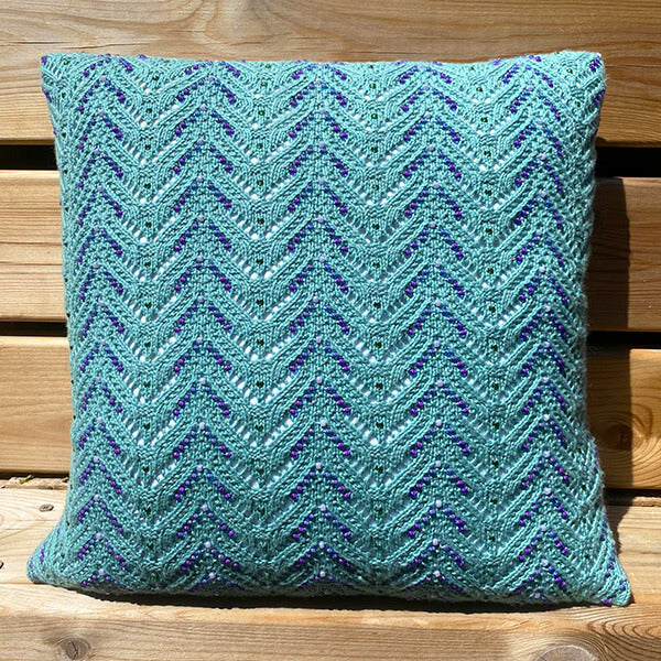 Hyacinth Cushion Cover Knitting Kit