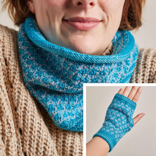 Amour Mitts & Cowl Knitting Kit