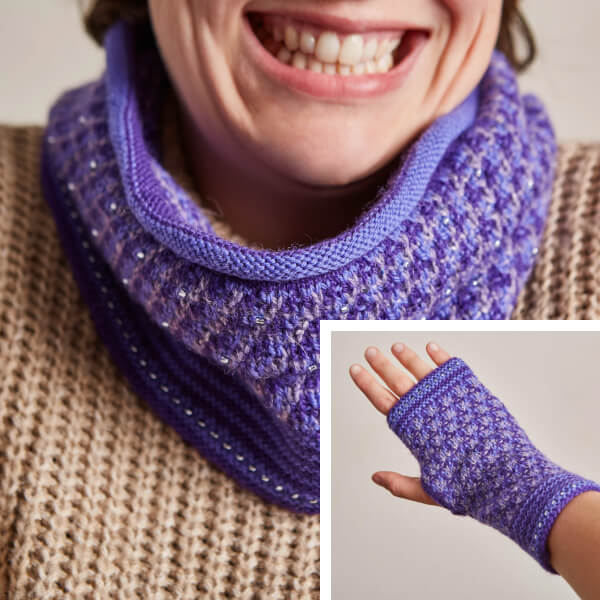 Amour Mitts & Cowl Knitting Kit