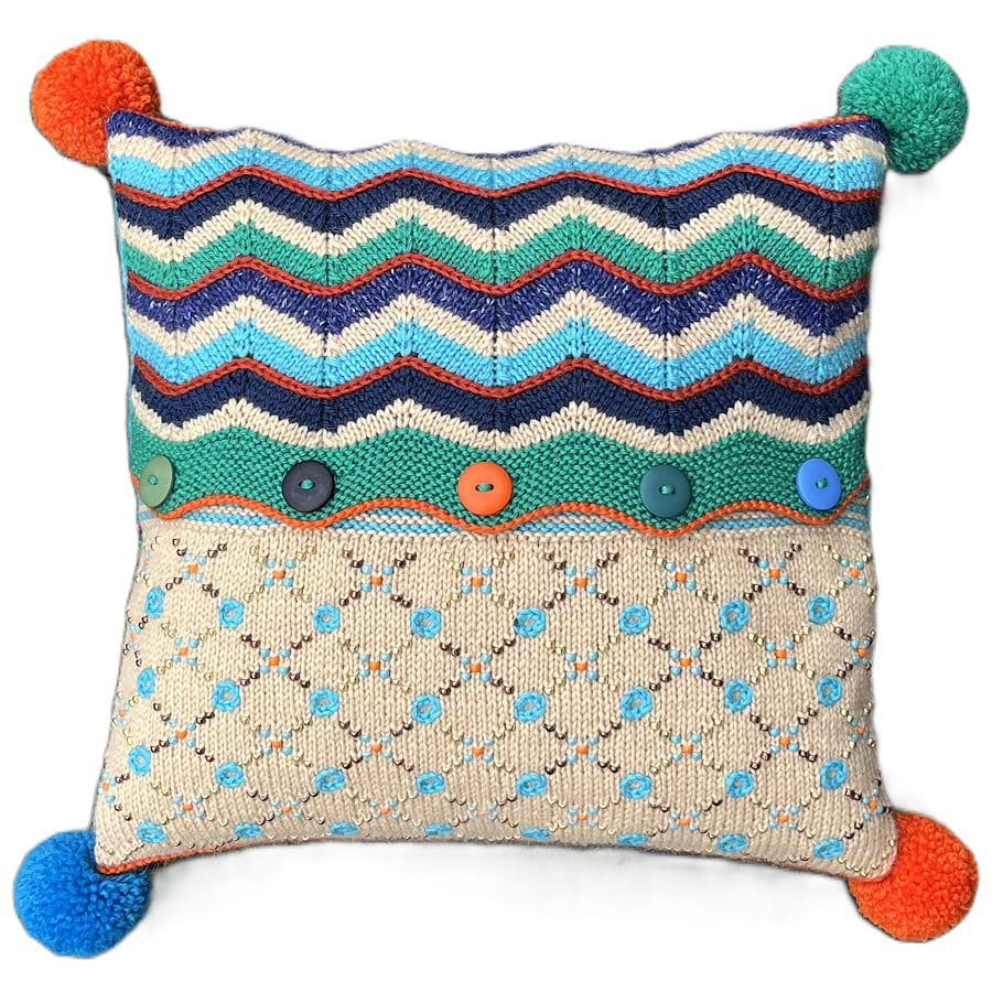 Souk Cushion Cover Knitting Kit