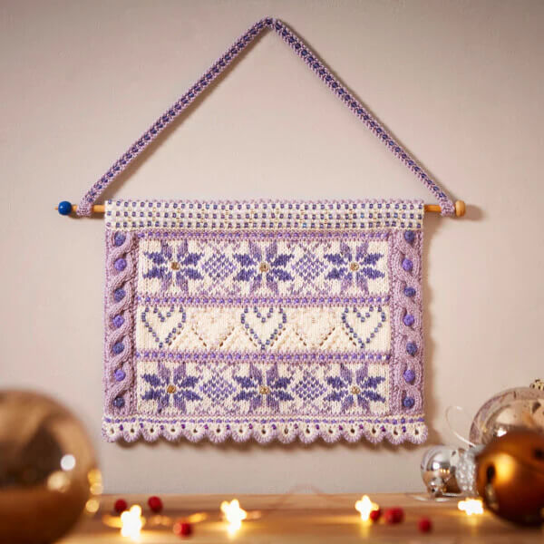 Let It Snow Wall-Hanging Knitting Kit