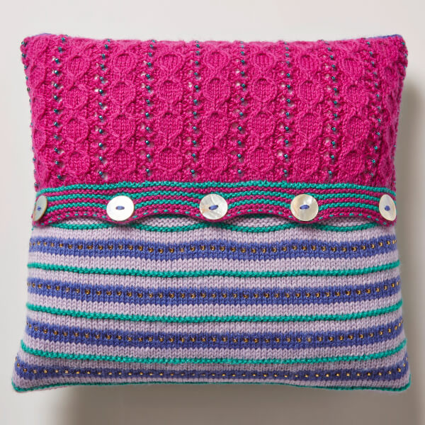 Super Star Cushion Knitting Kit