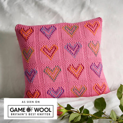 I Feel Love Cushion Cover Knitting Kit