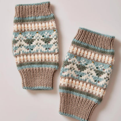 Rockin’ Around Mitts Knitting Kit (2 pairs)