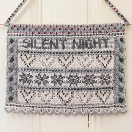 Square extended photo of the Silent Night Wall-Hanging