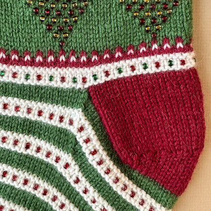 Seasons Greetings Festive Stocking Knitting Kit