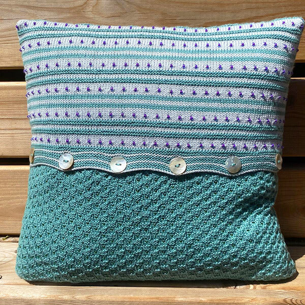 Hyacinth Cushion Cover Knitting Kit