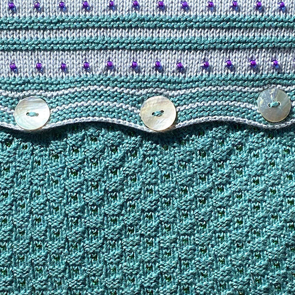 Hyacinth Cushion Cover Knitting Kit