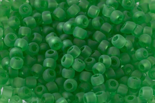 Frosted Greeny Jade Beads - Code 19Ma