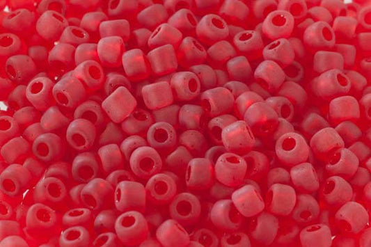 Frosted Red Beads - Code 08Ma