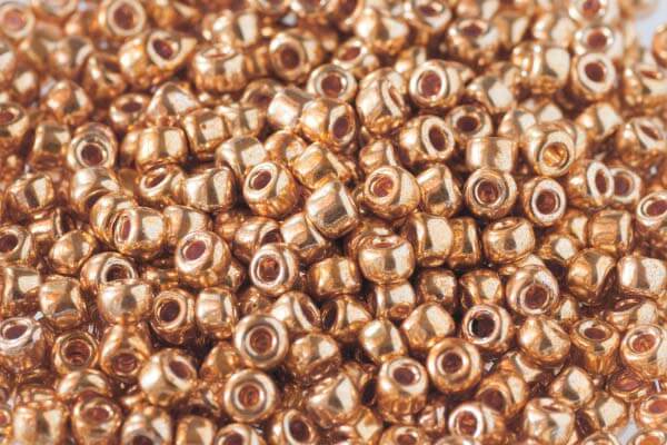 Metallic Gold Beads - Code 562